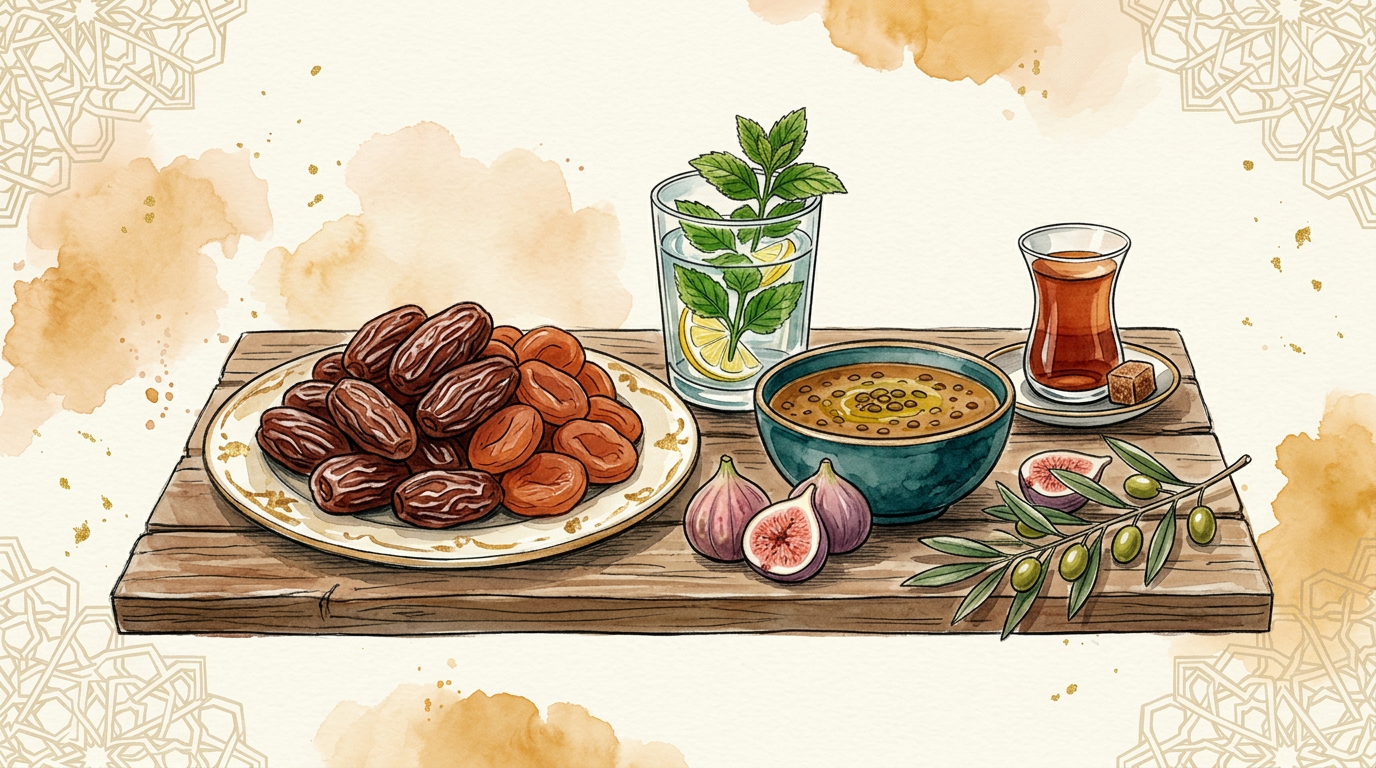 Gesunde Ernährung im Ramadan – Obst, Gemüse und Wasser